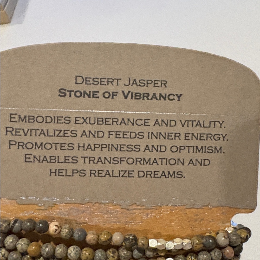 Scout - Desert Jasper Multi-Strand Beaded Bracelet / necklace.  Jewelry. NWT - Picture 6 of 9